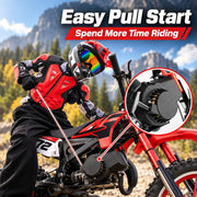 Gas Dirt Bike for Kids 50cc 2 Stroke Mini Off Road Small Gas Bike for Boys