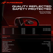 Pair (2) Towing Mirrors with Power Glass