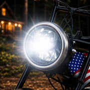 Dirt Bike Mini Bike 99cc 3.5HP Gas Powered Off Road Build-in Headlight Trail Motorcycle for Adults & Kids Weight Support Up to 185 LBS, Red
