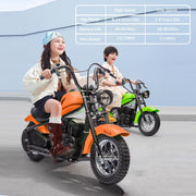 24V 250W Kids Electric Dirt Bike - Electric Motorcycle with 2 Speed Up to 14 MPH, 60 Min Ride Time, LED Light, Off-Road Dirt Bike for Boys & Girls Ages 5-8