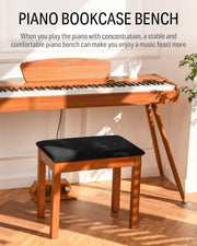 DDP-80 Digital Piano 88 Key Weighted Keyboard+ Piano Bench with Storage