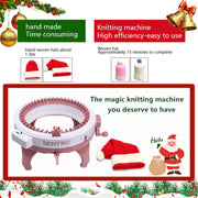 SENTRO Knitting Machine 48 Needles, Smart Weaving Loom with Row Counter, DIY Rotating Double Loom for Adults and Kids