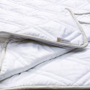 Cooling Weighted Blanket for Adults, 15 lbs, Full/Queen Size Weighted Blanket, 60x80 inches, Silky Soft Bamboo Viscose, Machine Washable, White
