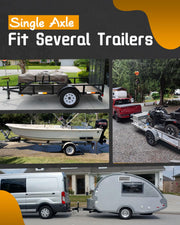 Trailer Leaf Spring Kit 3500lb Single Axle 4 Leaf Spring Kit