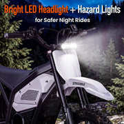 Electric Dirt Bike for Adults/Teens, 60V 55 Miles Range 3000W 37MPH