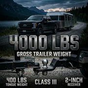 Assembly Class 3 Trailer Hitch 2 Inches Receiver Tube Towing Hitch Compatible with Journey 2009-2020