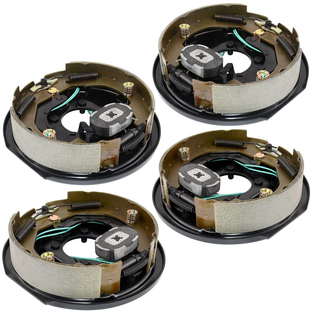 10" x 2.25" Electric Trailer Brake Assembly fits 3500 lbs Axle Trailers,Electric and Hydraulic Brake for Two Pair - 023-026-00/023-027-00 Trailer Brakes
