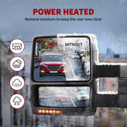 Towing Mirrors Compatible with 2007-2014 F150 Series Pickup