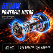 Evoltrix Electric Dirt Bike 3600W 39MPH