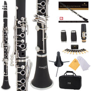 Ebonite Bb Clarinet Kit with 2 Barrels (Black)