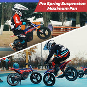 SX-E500 36V Electric Bike, 700W Electric Motorcycle 21.7 mph Max Speed & 15.5 Mile Range, 3-Speed Electric-Dirt-Bike for Kids Ages 4-8