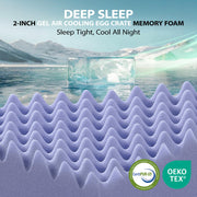 4 Inch King Memory Foam Mattress Topper Pro Dual Layer 2 Inch Cooling Gel Egg Crate Memory Foam Plus 2 Inch Pillow Top Medium Firm with Deep Pocket