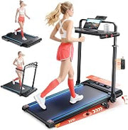 Walking Pad Treadmill with Incline, 2.75/3.0HP Under Desk Treadmill for Home with LED Display, Remote&APP Control, Max 286/330LBS Capacity
