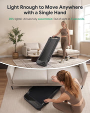 Smart 11% Incline Treadmill, Walking Pad with AI Smart APP