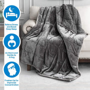 Weighted Blanket 20lbs for Adults King Queen Size 90"x90" Soft
