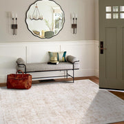 8x10 Area Rugs for Living Room Bedroom Dining Room Washable Beige White