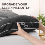 Mattress Topper King Size,Extra Thick Mattress Pad Pillow Top Viscose Made from Bamboo,8-21" Deep Pocket,Perfect for Hot Sleeper,Soft Breathable Mattress Topper for Back Pain (Dark Gray)