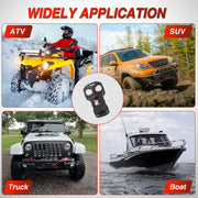 9500 LBS Electric Winch 12V Portable Winches for Trailer ATV