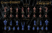Game of Thrones Collector's Chess Set | 32 Custom Sculpt HBO Game of Thrones TV Characters Chess Pieces | 2 Players | Ages 18+