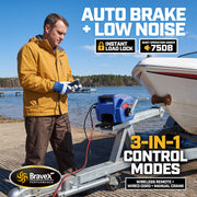 Boat Trailer Winch 8750 lbs, Electric Boat Winches Remote Control