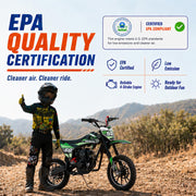 40cc 4-Stroke Dirt Bike, Kids Gas Dirt Bike, Gas Mini Bike