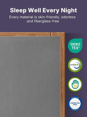 3 Inch Queen Size Extra Firm Mattress Topper, High Density Foam