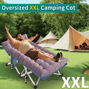 32" XXL Camping Cot with Mattress,900LBS Folding Camping Bed Oversize 79" x 32" x 18" Cots for Sleeping Guest Bed with Carry Bag Heavy Duty Easy to Set-up for Home Travel Outdoor