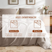 100% Pure Linen Duvet Cover Set 3 Pcs Soft Comforter Cover Sets King Size
