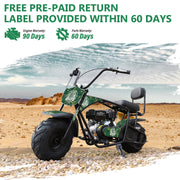 99CC 4-Stroke Mini Bike, Gas Powered