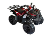Upgraded 125cc ATV for Youth with Automatic Transmission and Reverse - Sporty Red