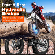 Electric Dirt Bike for Adults/Teens, 60V 55 Miles Range 3000W 37MPH