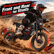 ABK07 38-45mph Electric Dirt Bike for Adults, 40 Mile E Motorcycle