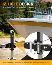 8000 lbs A-Frame Trailer Jack, Heavy Duty Trailer Tongue Jack
