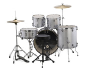 Accent Series Drive Drum Set (Silver Foil)