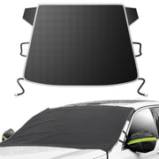 700D Oxford Fabric Car Windshield Cover for Ice and Snow, Medium Snowproof, Iceproof, Frostproof, Waterproof, With Rearview Mirror Protectors, Suitable for all Cars, Suvs, and Trucks