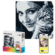 Building Set Model S | Craft Kit for Adults |Custom Photo Mosaic that Turns Any Picture into a Pixel Art Made from Building Blocks | Personalized Wall Art and Original Gift
