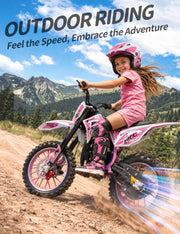 50cc Gas Dirt Bike for Kids 8-14, 2-Stroke Pit Bike - Up to 35 MPH