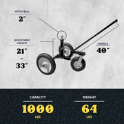 TMD-1000C2 - Trailer - 1000 lb Adjustable Trailer Dolly