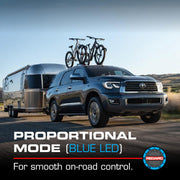 Tow-Pro Elite Electric Trailer Brake Controller Kit for Tundra, Tacoma, Dual Braking Modes, Plug and Play Install, 12V/24V Compatible to Tow RV, Camper, Trailer, Boat