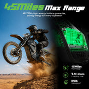 H3 Electric Dirt Bike for Adults 3500W 40MPH Electric Motorcycle