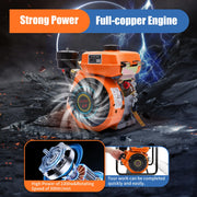 4-Stroke Diesel Engine, 3HP Go Kart Motor Engine with Recoil Start System