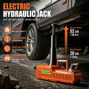 15 Ton Electric Hydraulic Floor Jack, 12V DC Heavy Duty Truck Jack with LED Light for RV, SUV, Van, Sedan, Trucks (7.8-20.4 Inch Lift)