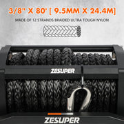 13500 lb 12V Electric Winch IP68 Waterproof for Trailer Truck