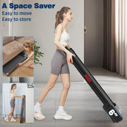 Walking Pad Treadmill 450 lb Capacity, Auto Incline Under Desk Treadmill