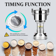 Grain Mill 550g,flour mill,Grain mill grinder Stainless Steel Flour Wheat Seeds Corn Spices Nut & Seasonings Dry Grinder Electric Machine grinder for kitchen