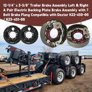 12-1/4" x 3-3/8" Electric Trailer Brake Assembly K23-450-00 K23-451-00
