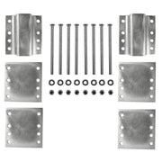 3005.2178 Post Trailer Guide-On - 65", Zinc-Plated Uprights with Zinc-Plated Hardware,White,Grey