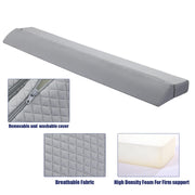 Wedge Pillow Headboard for Bed Gap,Foldable Wedge Gap Filler King Size,Matterss Gap Filler,Multi Functional Bed Crack Pillow, Fill The Gap (0-7") Between Your Headboard and Mattress