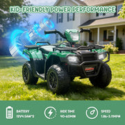 24V Kids Ride On ATV, Electric 4 Wheeler with 2 Speeds