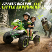 24V 2 Seater Kids ATV, Dinosaur Toys w/Parents Control, XL 4 Wheeler